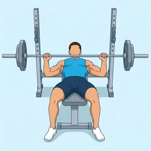 Barbell Bench Press, illustrated